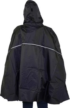 BJØRNSON Haps Regenponcho Fiets Dames & Heren - Fietsponcho - Zwart -Regenjas En Paraplu 780x1200 5