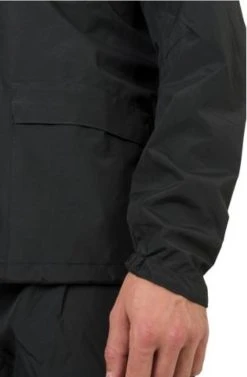 AGU Original Regenpak Essential - Zwart - L - Dames & Heren - Waterdicht & Ademend -Regenjas En Paraplu 787x1200