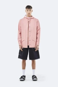 Rains Jacket 1201 Regenjas Vrouwen - Roze - Maat XXS/ XS -Regenjas En Paraplu 799x1200 1