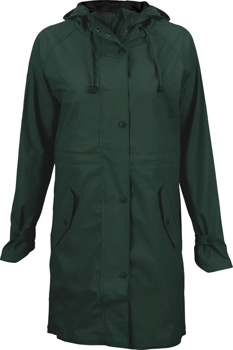 Ralka Regenjas Dames - Mizzle - Donkergroen - Maat 38 3 Ralka Regenjas Dames - Mizzle - Donkergroen - Maat 38