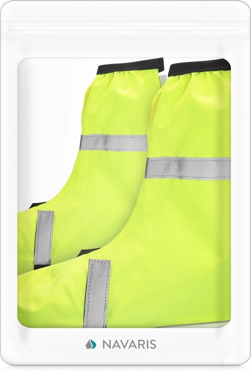 Navaris Overschoenen - 1 Paar Uniseks Schoenovertrekken - Waterdicht & Reflecterend - Beschermt Tegen Regen En Vuil - Verschillende Maten 7 Navaris Overschoenen - 1 Paar Uniseks Schoenovertrekken - Waterdicht & Reflecterend - Beschermt Tegen Regen En Vuil - Verschillende Maten - Afbeelding 5