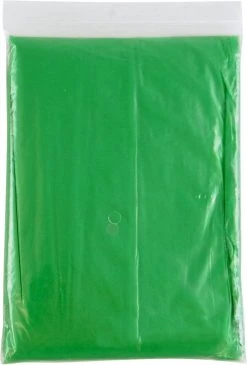 10 St. Wegwerp Poncho GROEN| Regen | Festival | Wandelen | Evenement