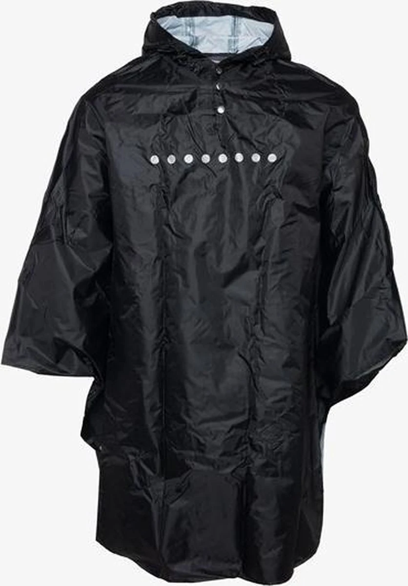 Mountain Peak Dames/heren Regenponcho - Zwart 8 Mountain Peak Dames/heren Regenponcho - Zwart - Afbeelding 6