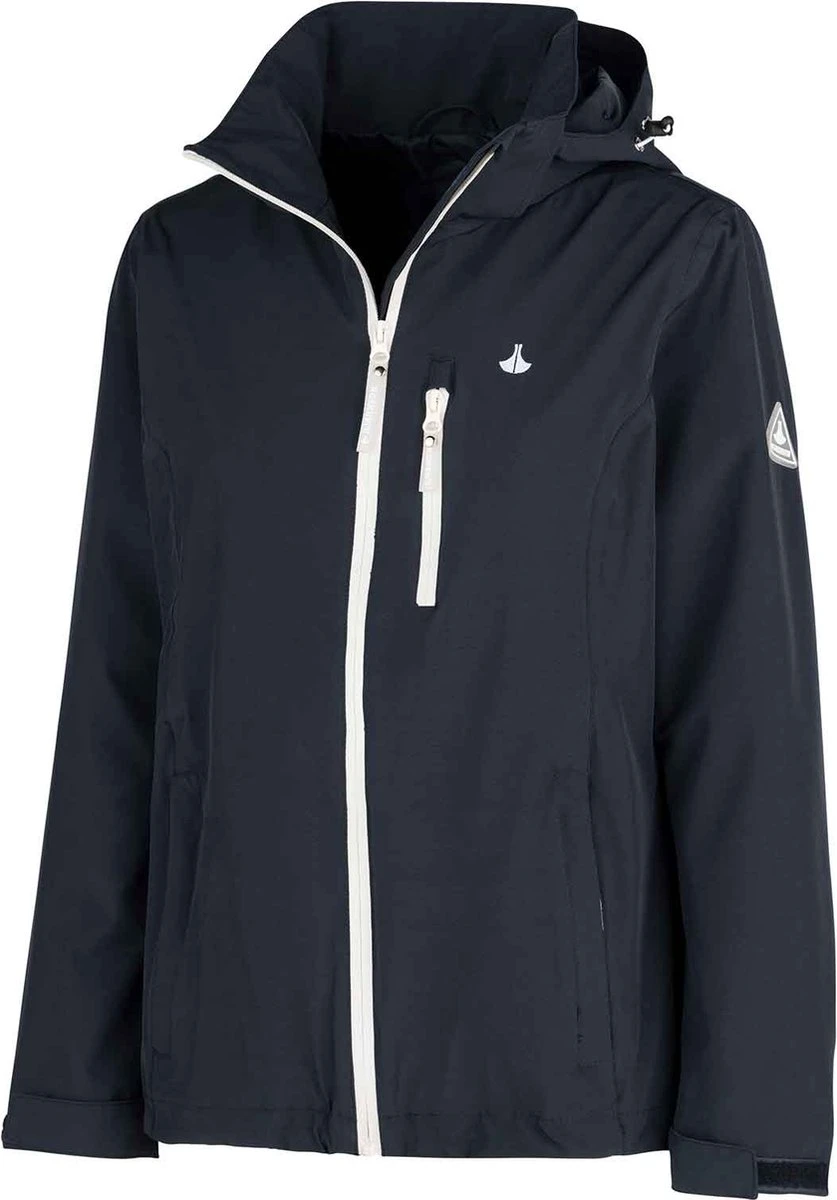 BJØRNSON Iduna Regenjas - Zomerjas - Dames - Waterdicht - Maat 52 - Donkerblauw 5 BJØRNSON Iduna Regenjas - Zomerjas - Dames - Waterdicht - Maat 52 - Donkerblauw - Afbeelding 3