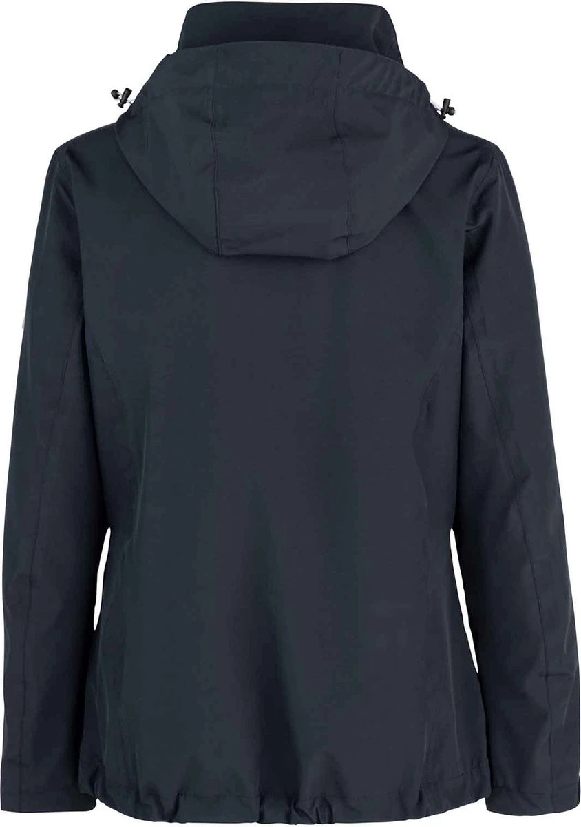BJØRNSON Iduna Regenjas - Zomerjas - Dames - Waterdicht - Maat 52 - Donkerblauw 4 BJØRNSON Iduna Regenjas - Zomerjas - Dames - Waterdicht - Maat 52 - Donkerblauw - Afbeelding 2
