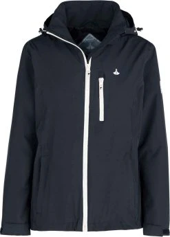 BJØRNSON Iduna Regenjas - Zomerjas - Dames - Waterdicht - Maat 52 - Donkerblauw