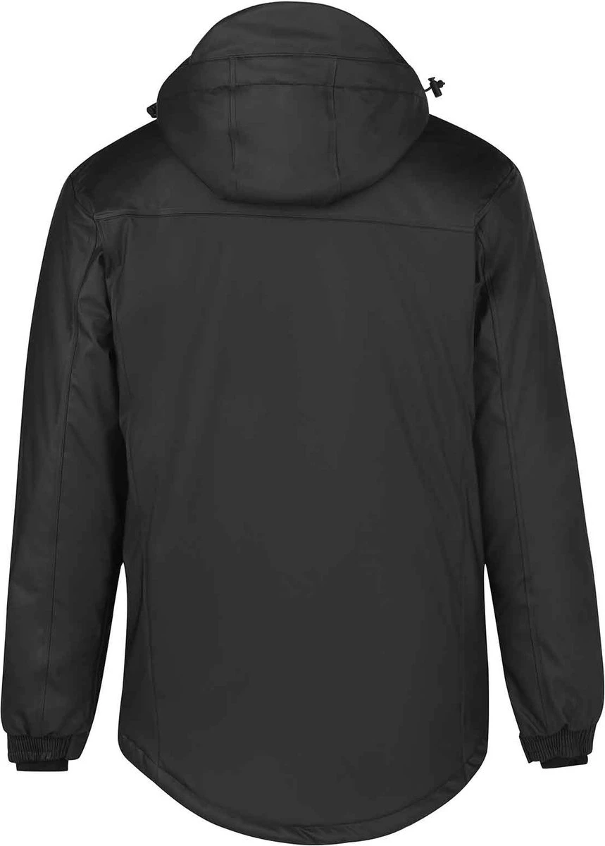 BJØRNSON Regn PU Regenjas / Winterjas Heren - Waterdicht - Maat 3XL - Zwart 4 BJØRNSON Regn PU Regenjas / Winterjas Heren - Waterdicht - Maat 3XL - Zwart - Afbeelding 2
