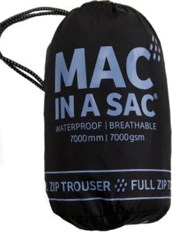 Mac In A Sac Regenbroek - Maat XL - Unisex - Zwart -Regenjas En Paraplu 892x1200