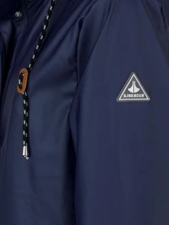 BJØRNSON Släppa PU Parka Jas / Regenjas Dames - Waterdicht - Maat 50 - Blauw -Regenjas En Paraplu 900x1200 76