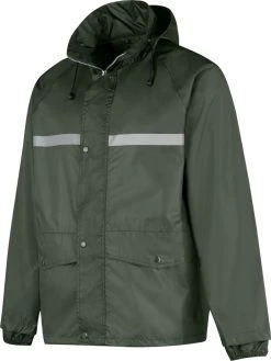 BJØRNSON Dusch Regenpak Dames & Heren - Waterdicht - Maat L - Olijfgroen -Regenjas En Paraplu 902x1200 3