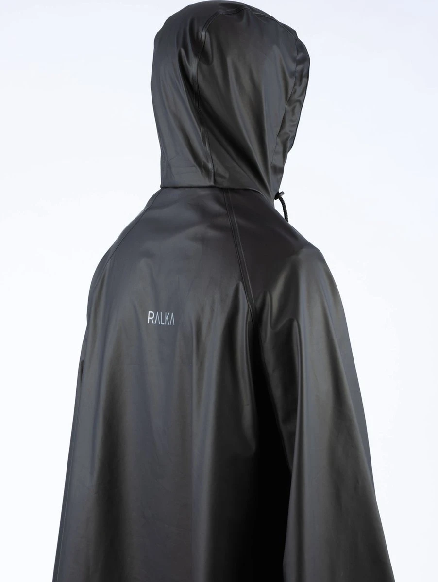 Ralka Regenponcho Senior - Sizzle - Zwart - L/XL 8 Ralka Regenponcho Senior - Sizzle - Zwart - L/XL - Afbeelding 6