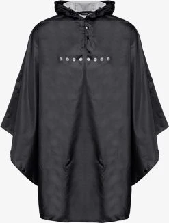 Mountain Peak Dames/heren Regenponcho - Zwart