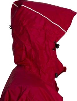 LOWLAND OUTDOOR Wandelponcho - 100% Waterdicht (7.000mm) - Ademend (7.000g/M²) Lava Red - XL -Regenjas En Paraplu 919x1200