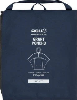 AGU Grant Regenponcho Essential Unisex - Navy Blauw - One Size - Dames & Heren - Waterdicht & Ademend -Regenjas En Paraplu 921x1200