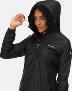 Regatta Pack-It II Regenjas - Maat 44 - Vrouwen - Zwart -Regenjas En Paraplu 944x1200