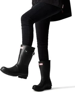Hunter Womens Original Short Dames Regenlaarzen - Maat 38 -Regenjas En Paraplu 982x1200
